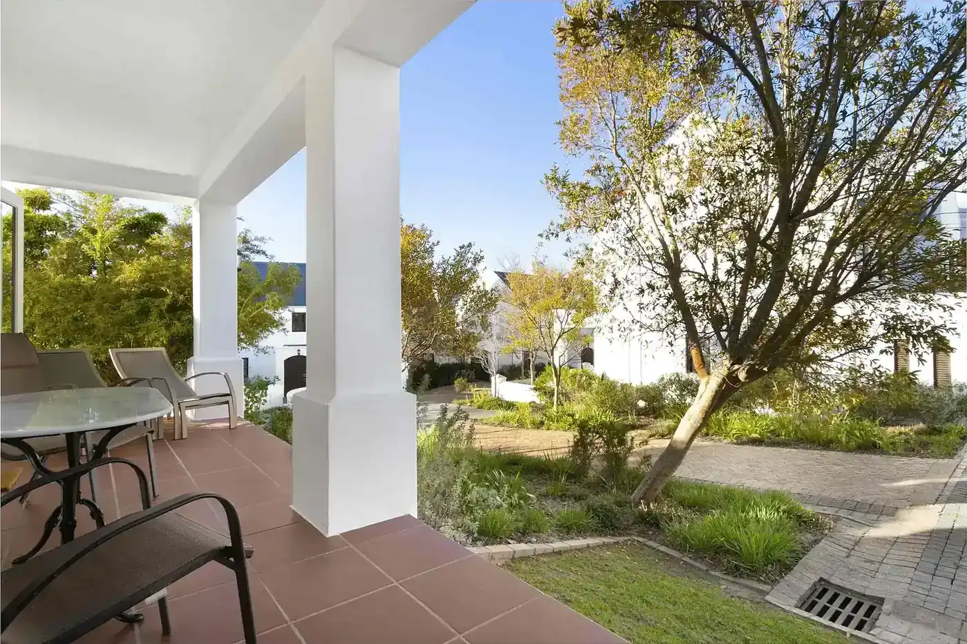 Lodge 37 exterior — 1-bedroom self-catering lodge at De Zalze Winelands Golf Estate, Stellenbosch
