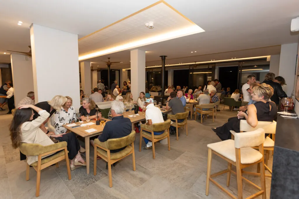 Evening atmosphere at De Kombuis restaurant on the De Zalze Estate