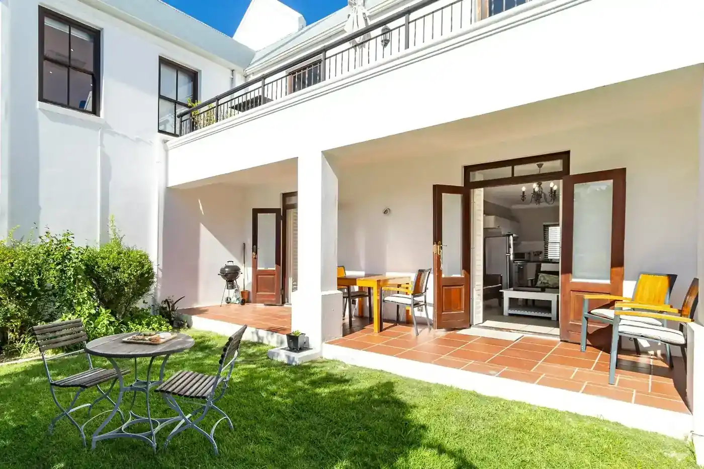 Lodge 19 exterior — 1-bedroom self-catering lodge at De Zalze Winelands Golf Estate, Stellenbosch